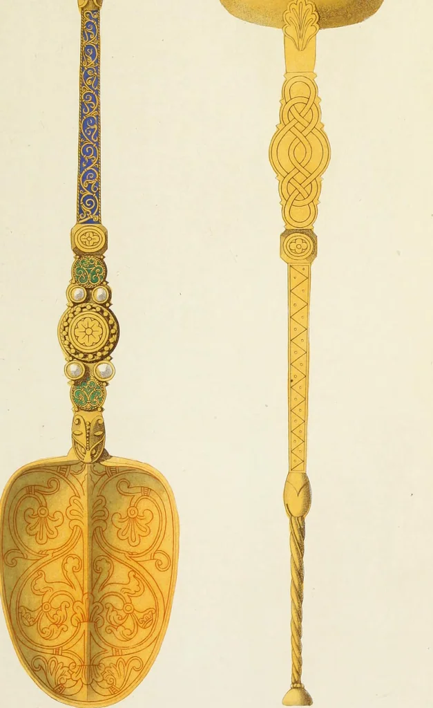 An illustration from Dresses and decorations of the Middle Ages, 1843, leaf 107