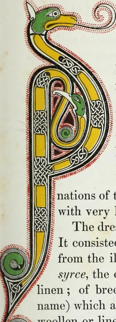 An illustration from Dresses and decorations of the Middle Ages, 1843, leaf 11