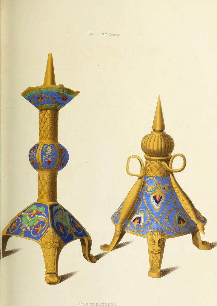 An illustration from Dresses and decorations of the Middle Ages, 1843, leaf 111