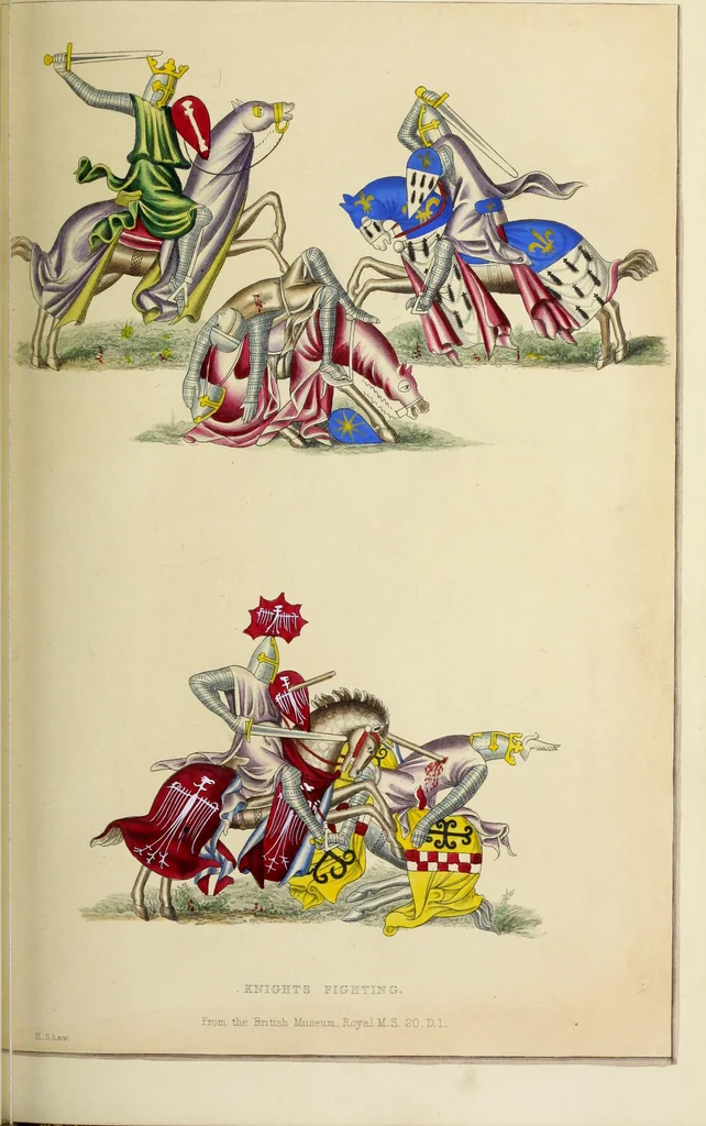 An illustration from Dresses and decorations of the Middle Ages, 1843, leaf 119