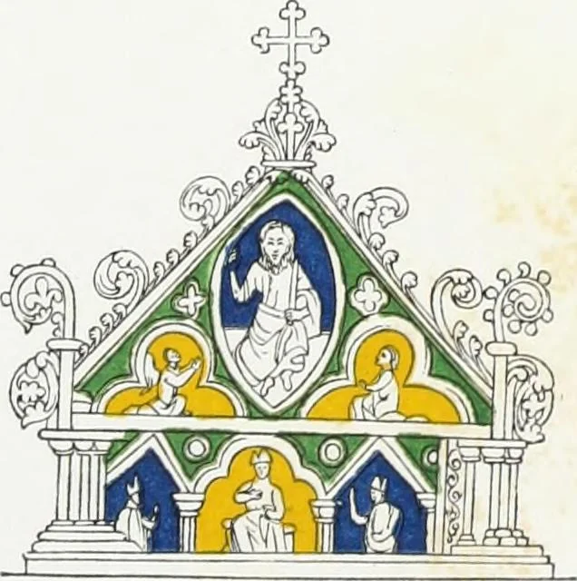 An illustration from Dresses and decorations of the Middle Ages, 1843, leaf 125