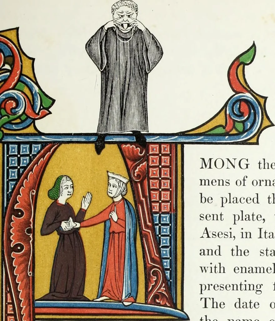 An illustration from Dresses and decorations of the Middle Ages, 1843, leaf 133