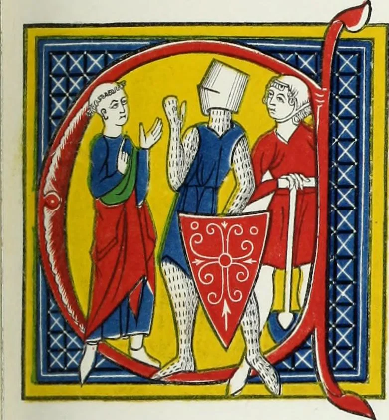 An illustration from Dresses and decorations of the Middle Ages, 1843, leaf 137