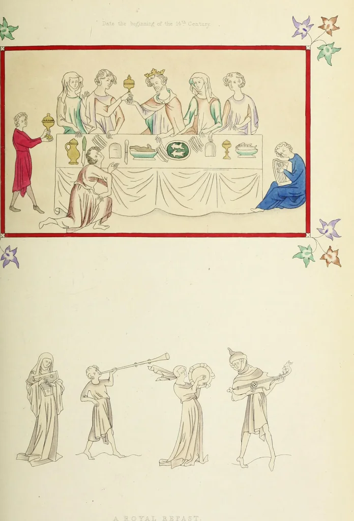 An illustration from Dresses and decorations of the Middle Ages, 1843, leaf 139