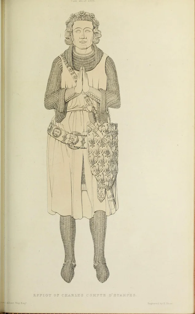 An illustration from Dresses and decorations of the Middle Ages, 1843, leaf 143
