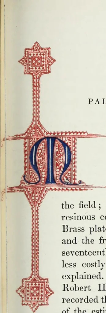 An illustration from Dresses and decorations of the Middle Ages, 1843, leaf 155
