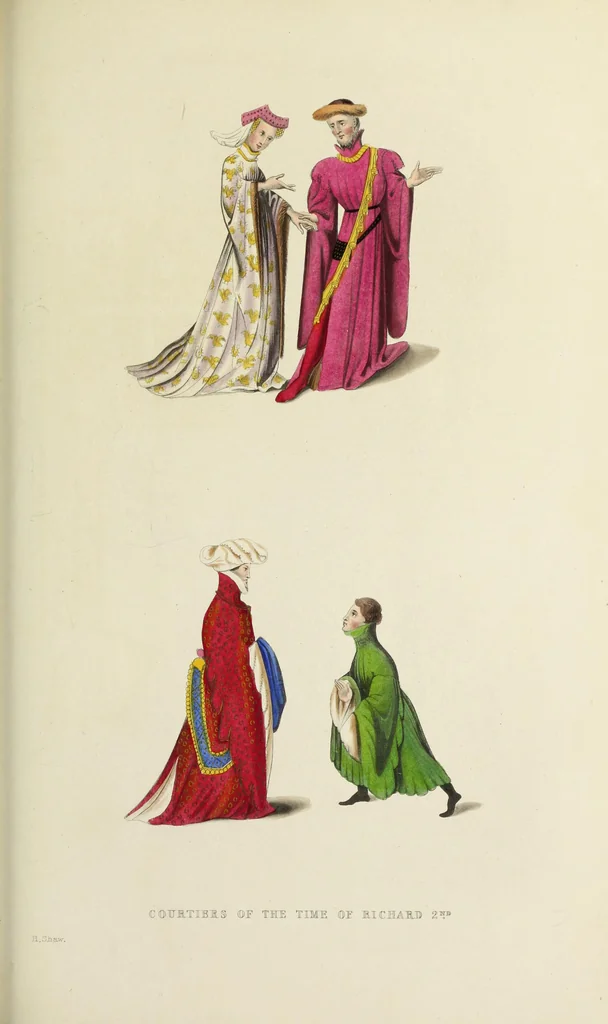 An illustration from Dresses and decorations of the Middle Ages, 1843, leaf 169