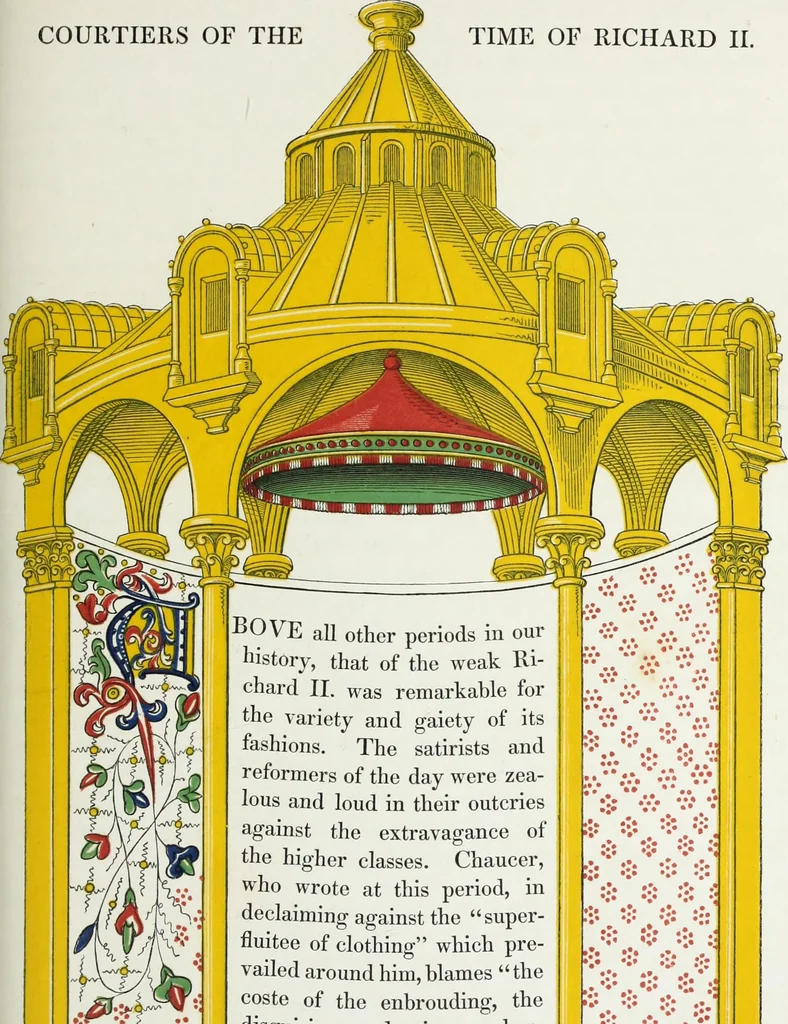 An illustration from Dresses and decorations of the Middle Ages, 1843, leaf 171