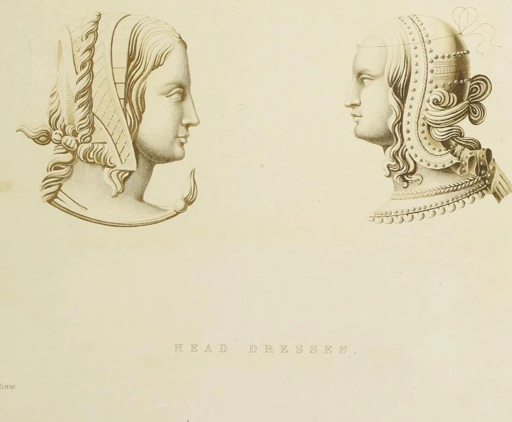An illustration from Dresses and decorations of the Middle Ages, 1843, leaf 173