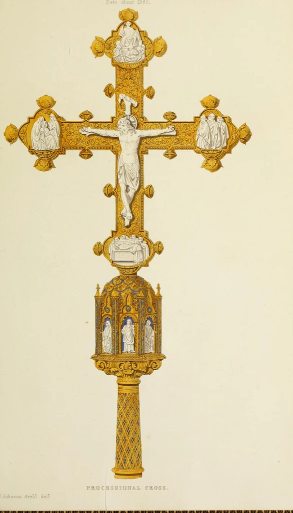 An illustration from Dresses and decorations of the Middle Ages, 1843, leaf 177