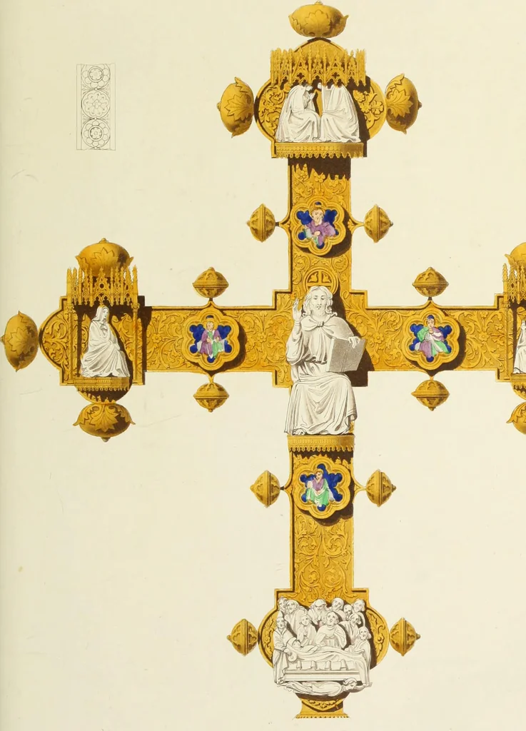An illustration from Dresses and decorations of the Middle Ages, 1843, leaf 181