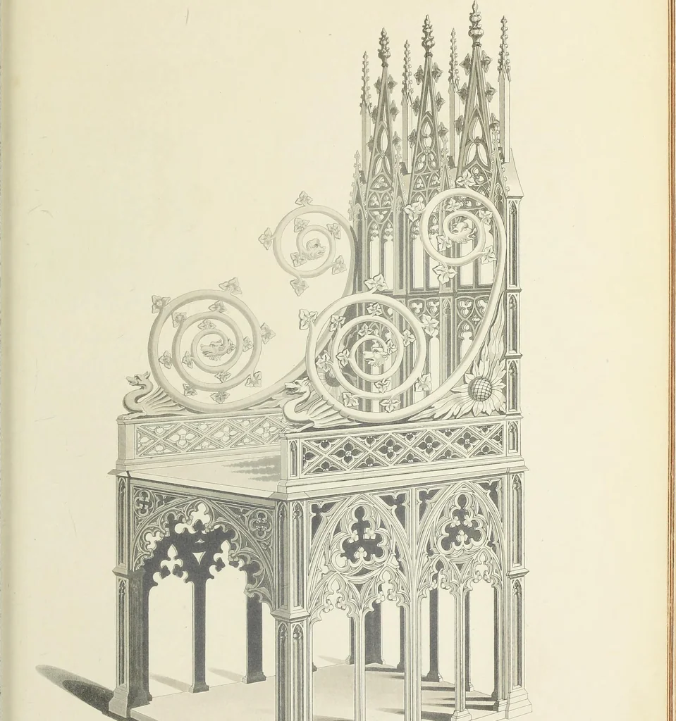 An illustration from Dresses and decorations of the Middle Ages, 1843, leaf 187