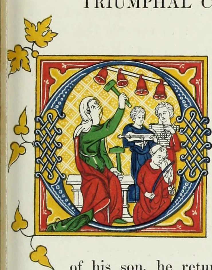 An illustration from Dresses and decorations of the Middle Ages, 1843, leaf 189