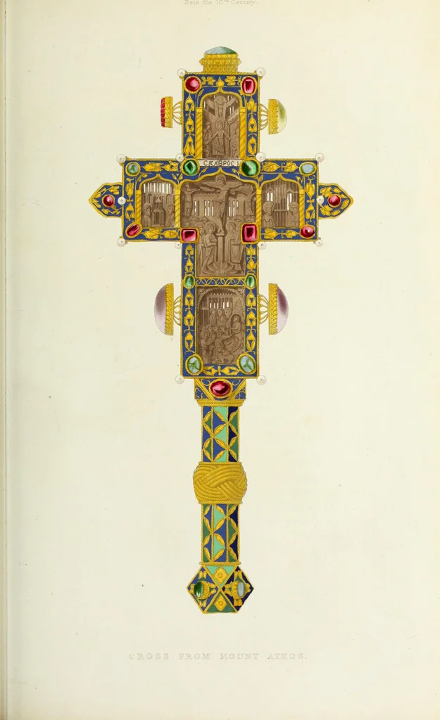 An illustration from Dresses and decorations of the Middle Ages, 1843, leaf 39