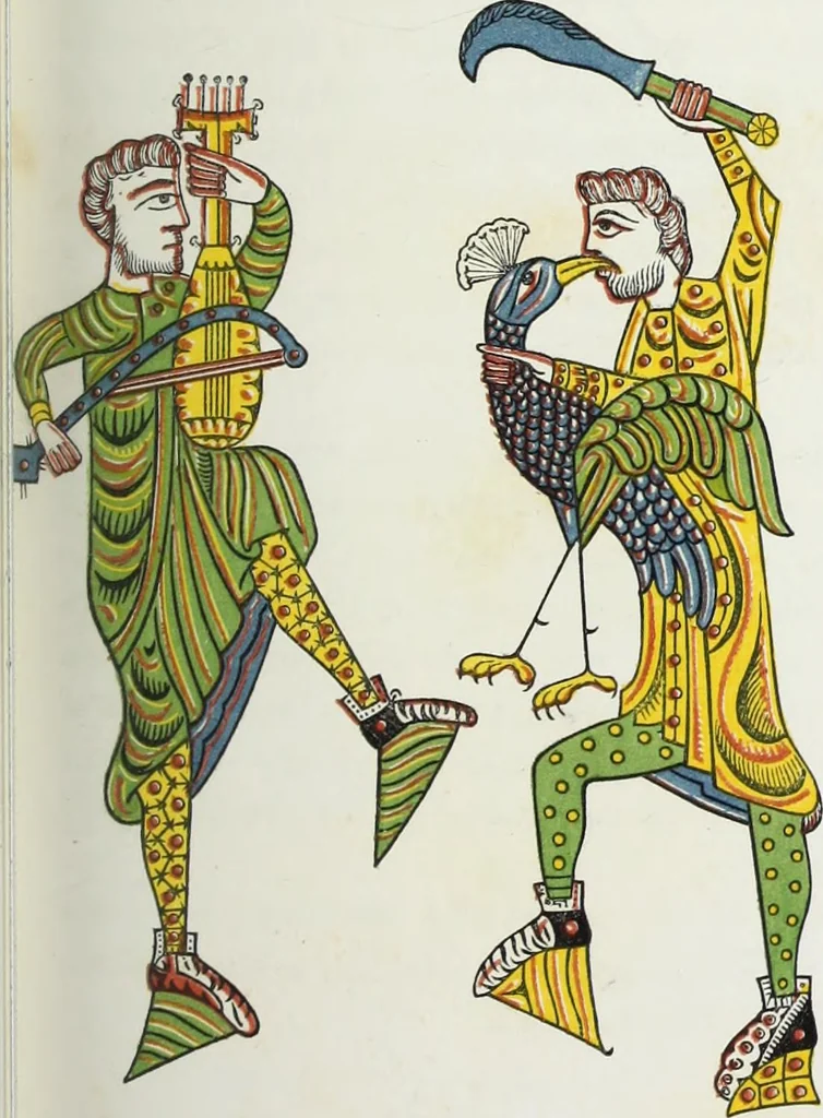 An illustration from Dresses and decorations of the Middle Ages, 1843, leaf 57