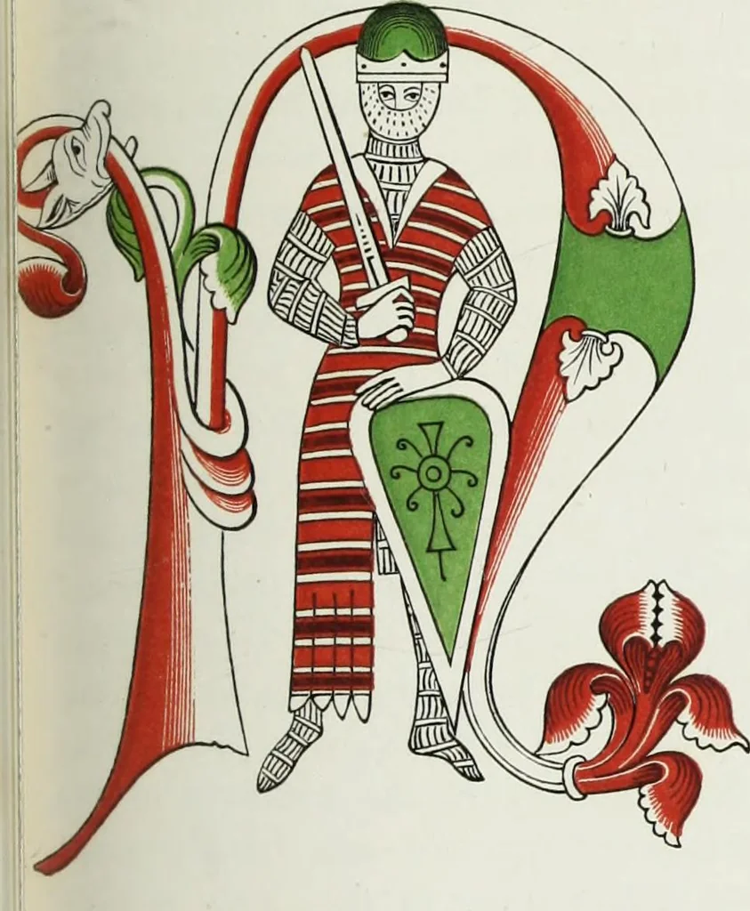 An illustration from Dresses and decorations of the Middle Ages, 1843, leaf 77