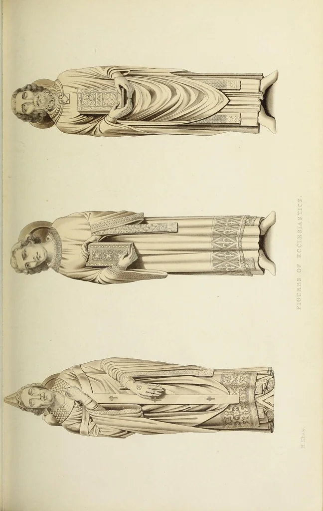 An illustration from Dresses and decorations of the Middle Ages, 1843, leaf 79
