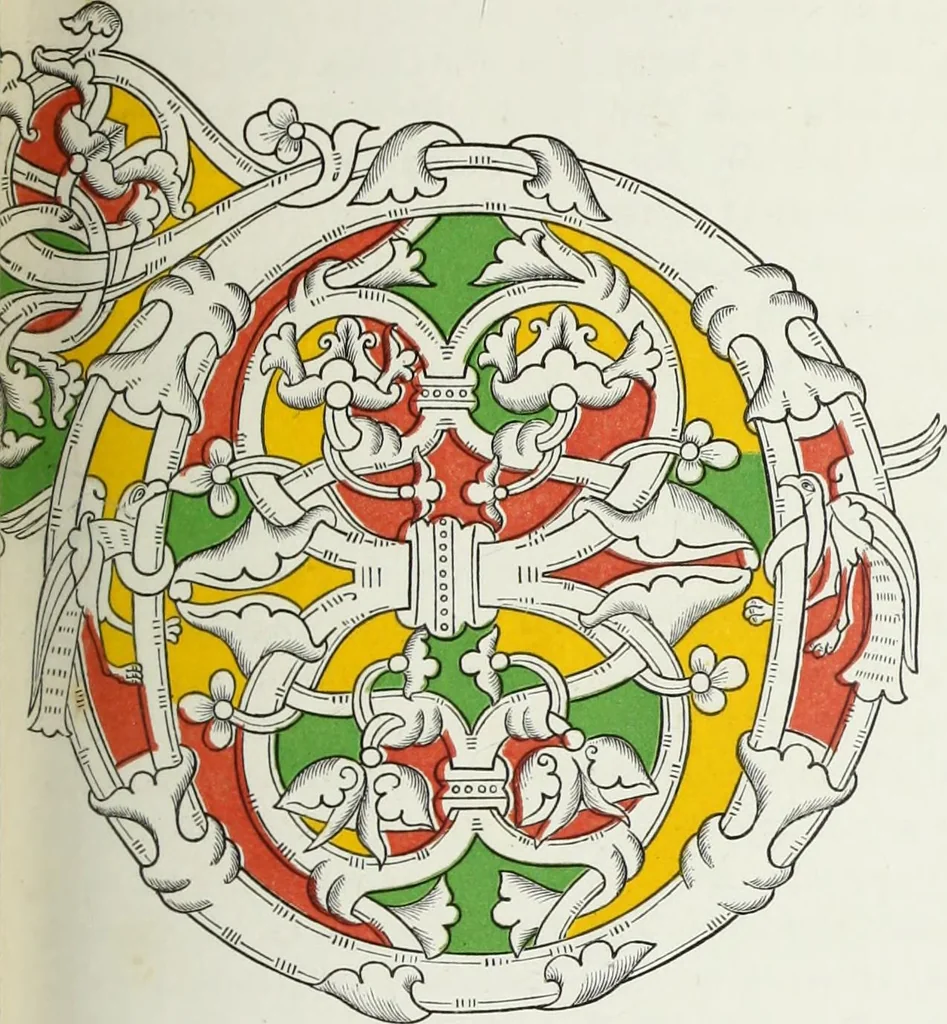 An illustration from Dresses and decorations of the Middle Ages, 1843, leaf 87