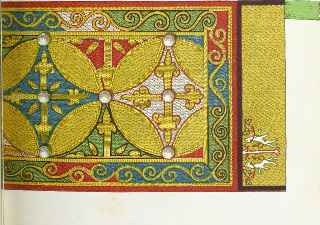 An illustration from Dresses and decorations of the Middle Ages, 1843, leaf 89