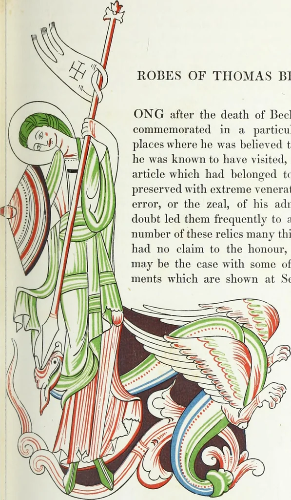 An illustration from Dresses and decorations of the Middle Ages, 1843, leaf 91