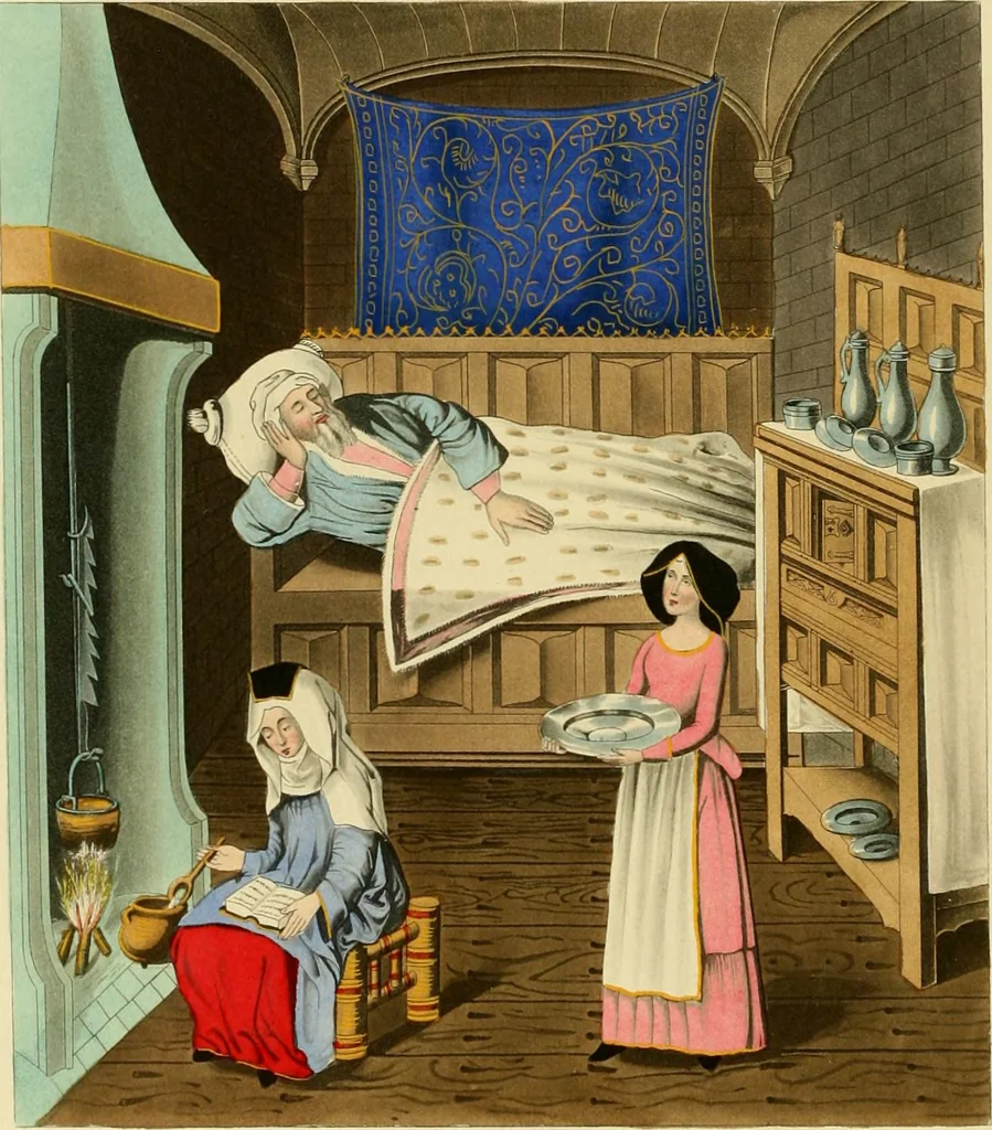 An illustration from Dresses and decorations of the Middle Ages, 1843, leaf 106