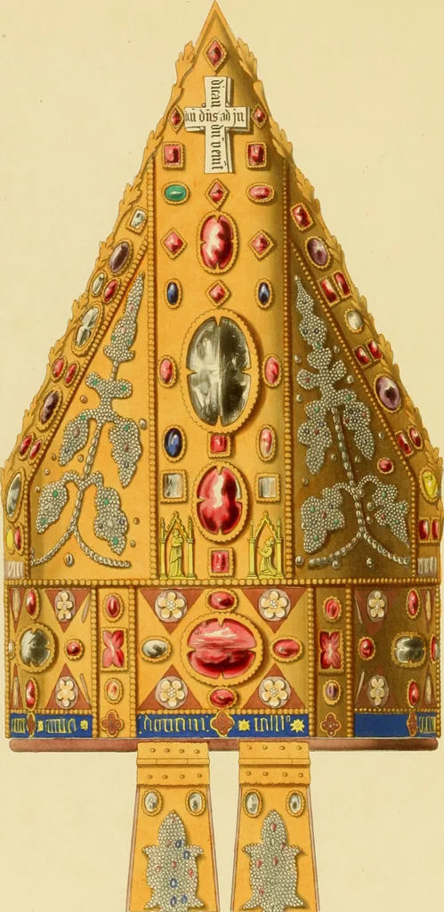 An illustration from Dresses and decorations of the Middle Ages, 1843, leaf 12