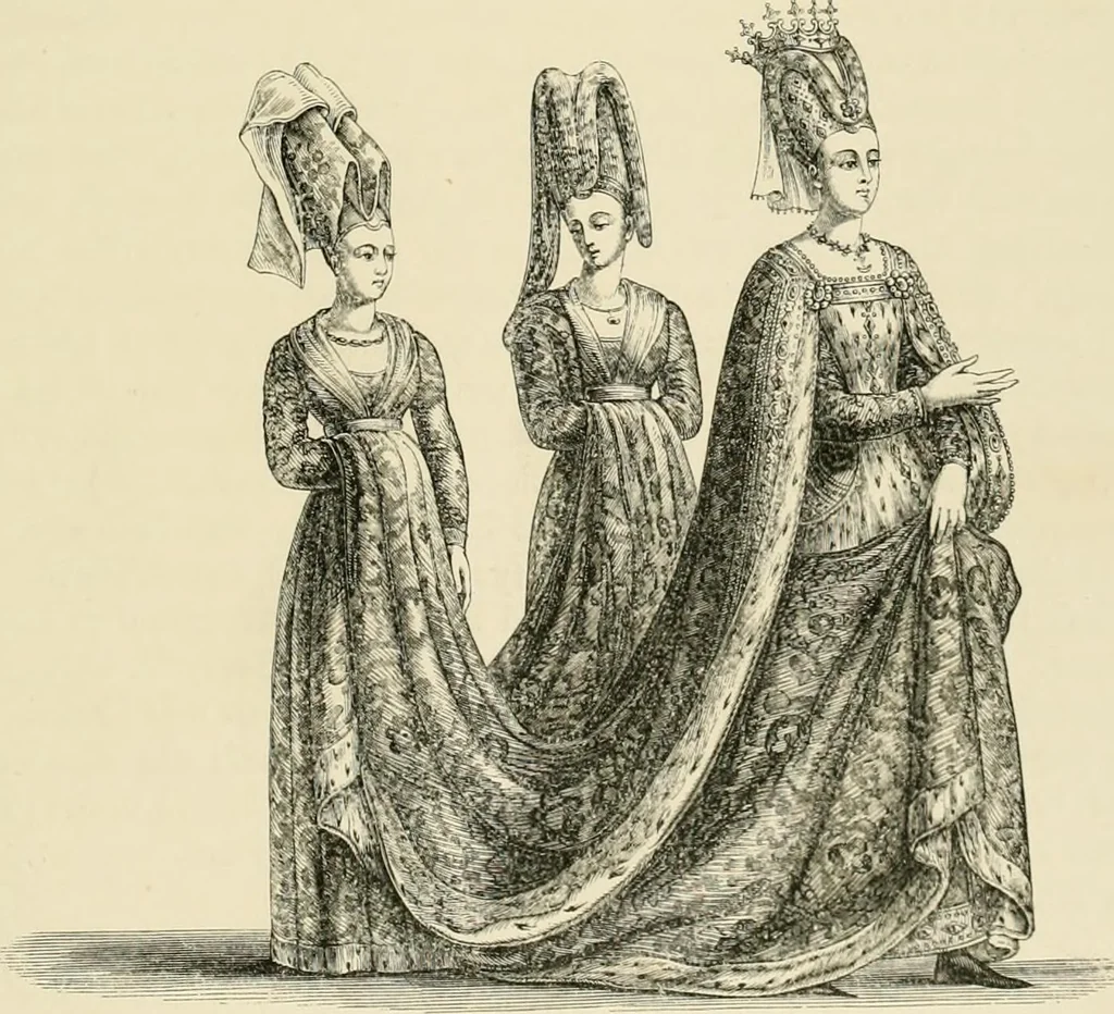 An illustration from Dresses and decorations of the Middle Ages, 1843, leaf 139