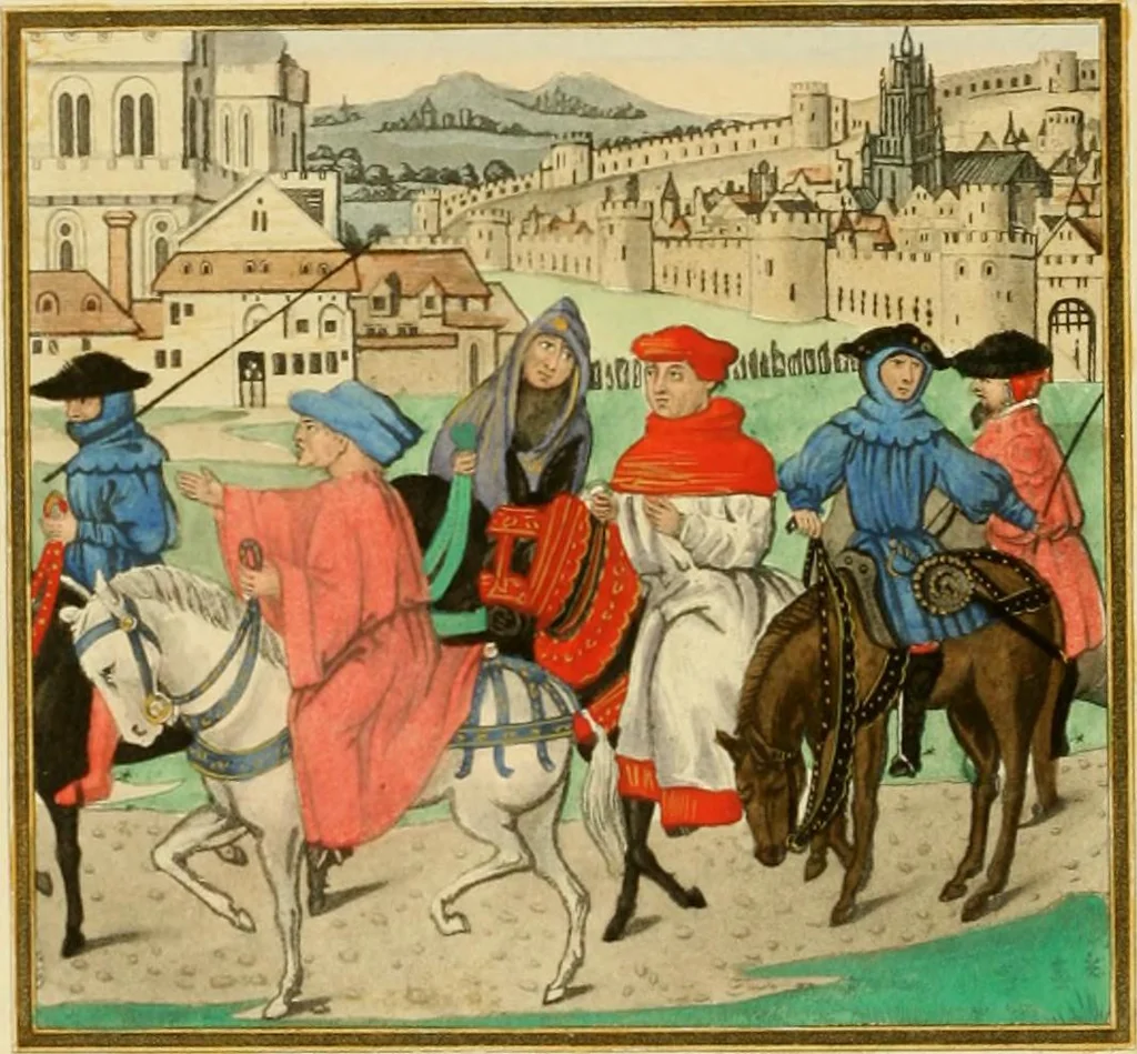 An illustration from Dresses and decorations of the Middle Ages, 1843, leaf 148