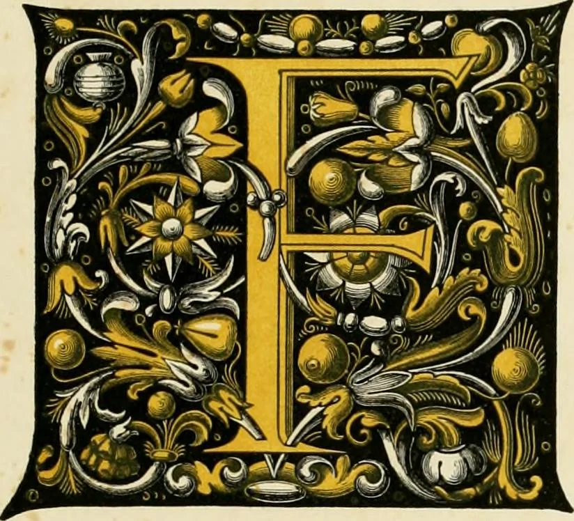 An illustration from Dresses and decorations of the Middle Ages, 1843, leaf 15