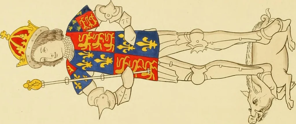 An illustration from Dresses and decorations of the Middle Ages, 1843, leaf 154