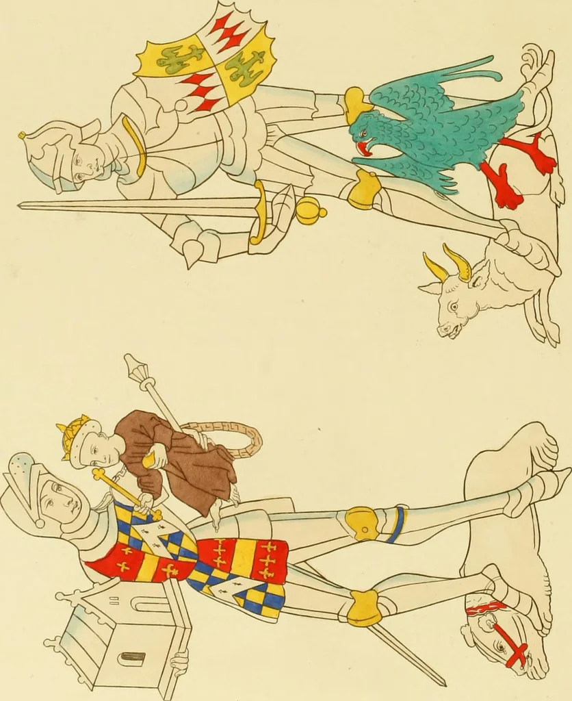 An illustration from Dresses and decorations of the Middle Ages, 1843, leaf 154