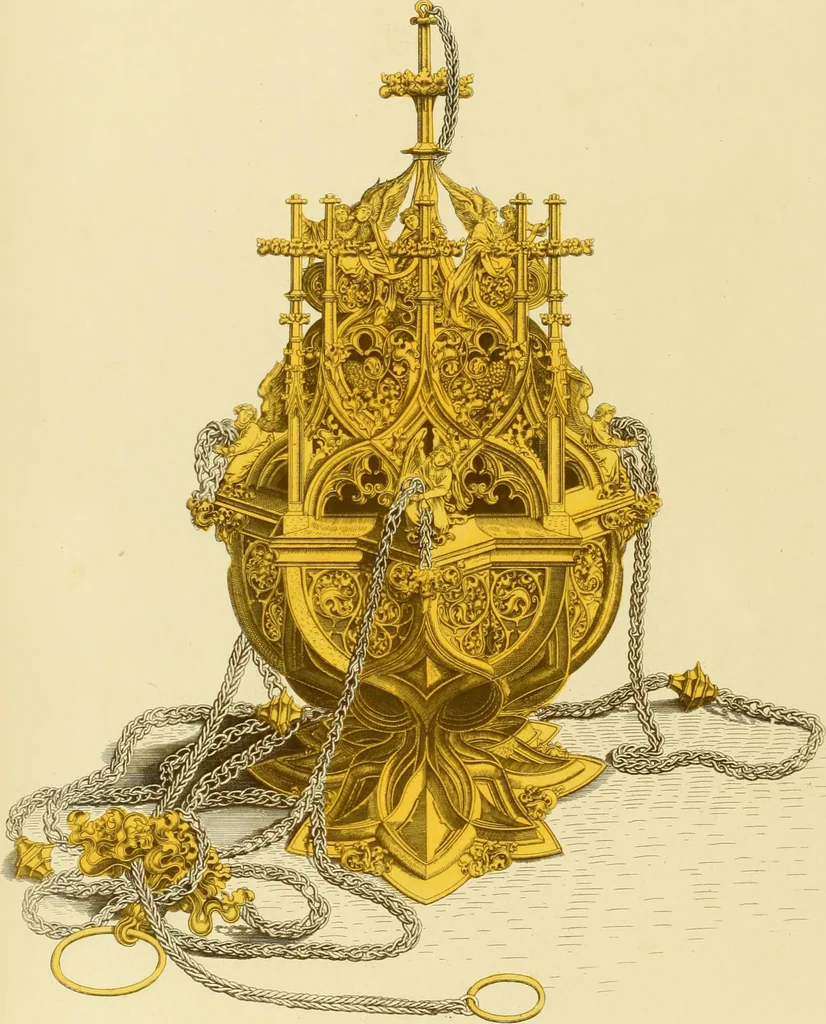 An illustration from Dresses and decorations of the Middle Ages, 1843, leaf 184