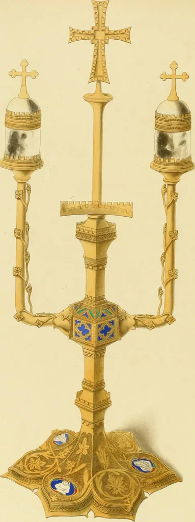 An illustration from Dresses and decorations of the Middle Ages, 1843, leaf 190