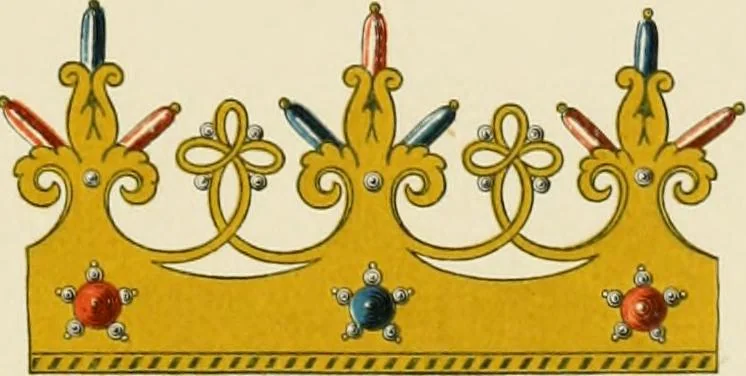 An illustration from Dresses and decorations of the Middle Ages, 1843, leaf 199