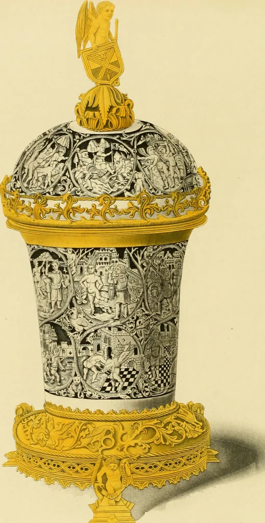 An illustration from Dresses and decorations of the Middle Ages, 1843, leaf 202