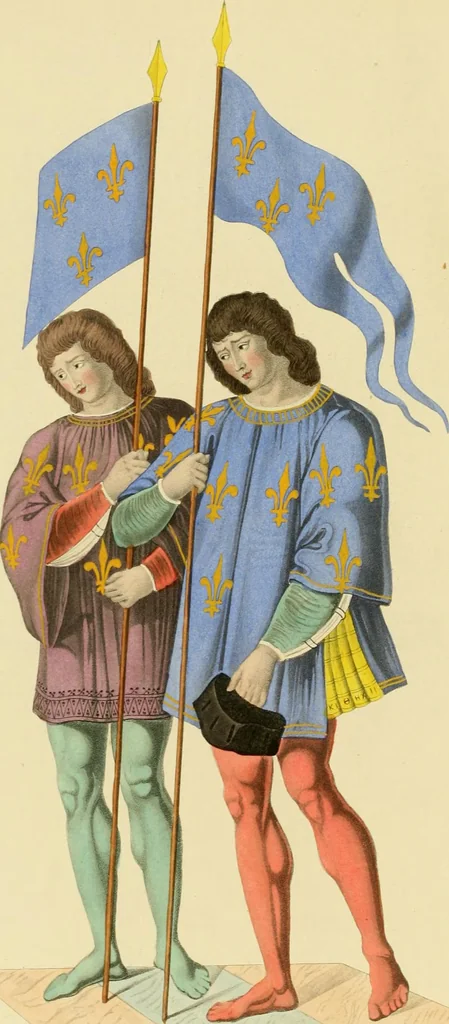 An illustration from Dresses and decorations of the Middle Ages, 1843, leaf 208