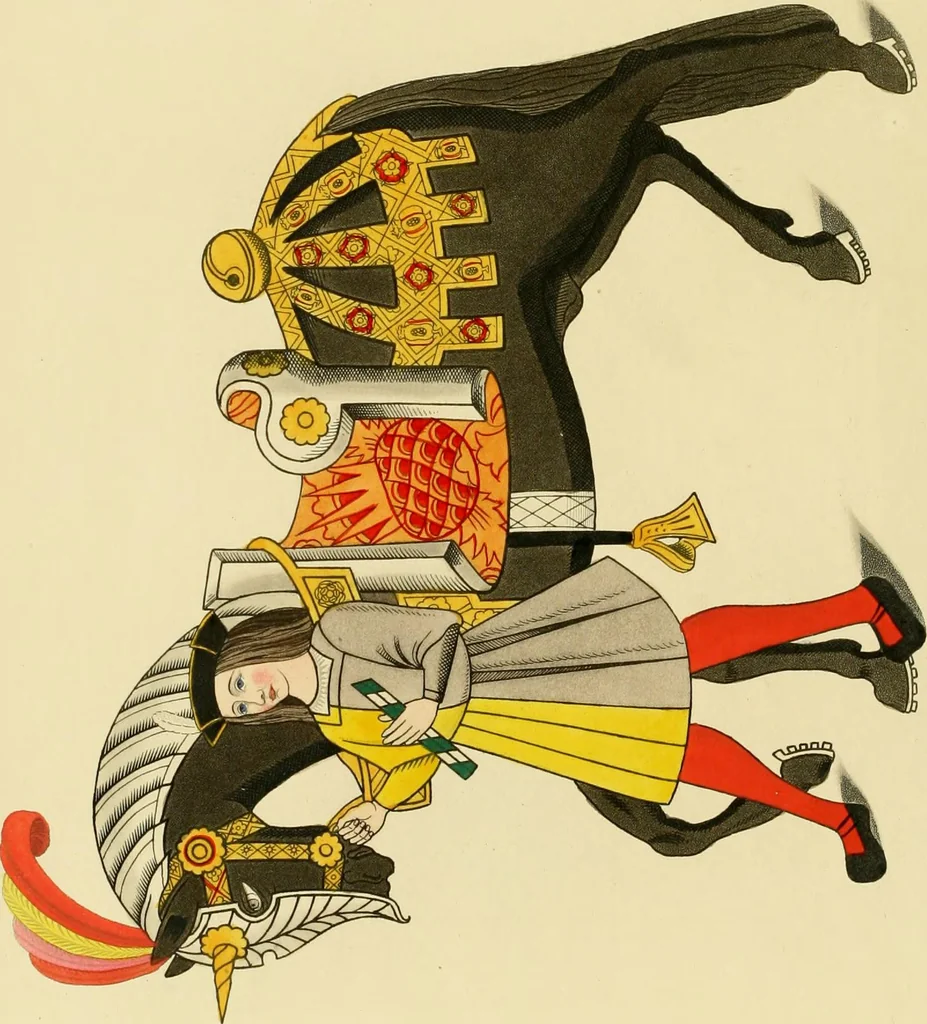 An illustration from Dresses and decorations of the Middle Ages, 1843, leaf 220