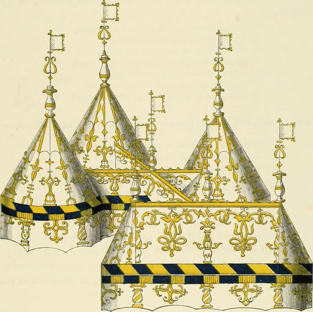 An illustration from Dresses and decorations of the Middle Ages, 1843, leaf 223