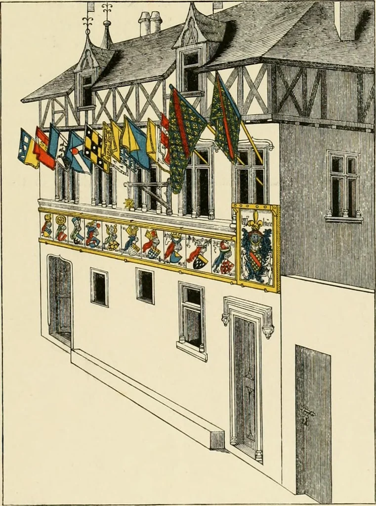 An illustration from Dresses and decorations of the Middle Ages, 1843, leaf 253