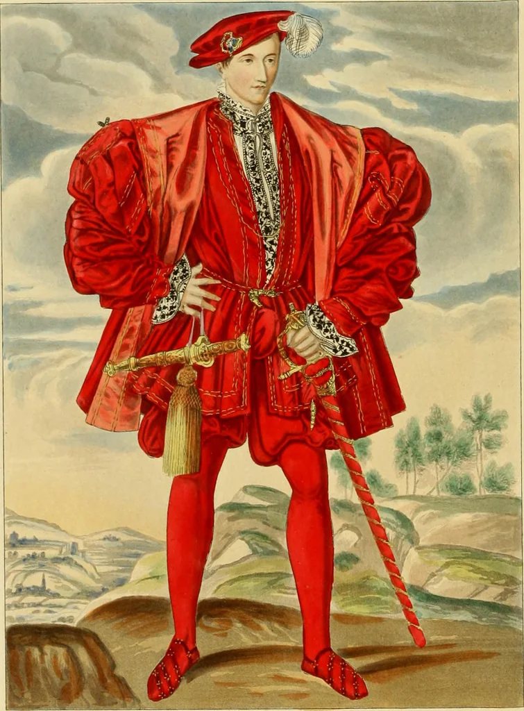 An illustration from Dresses and decorations of the Middle Ages, 1843, leaf 278