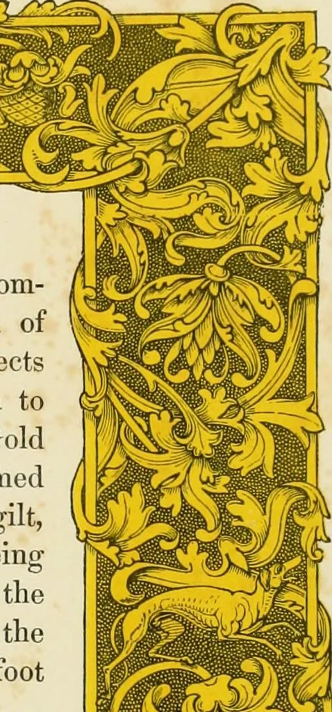 An illustration from Dresses and decorations of the Middle Ages, 1843, leaf 323