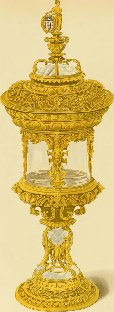 An illustration from Dresses and decorations of the Middle Ages, 1843, leaf 332