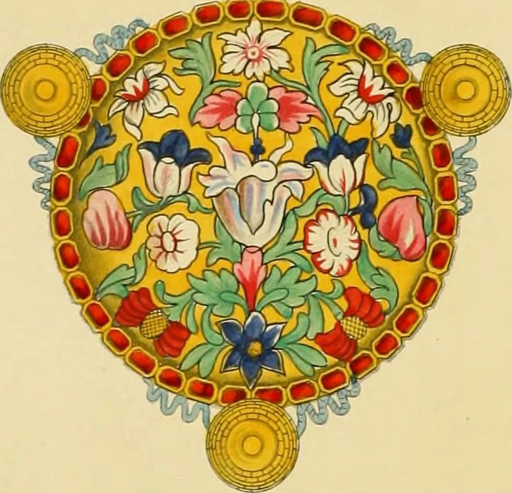 An illustration from Dresses and decorations of the Middle Ages, 1843, leaf 336