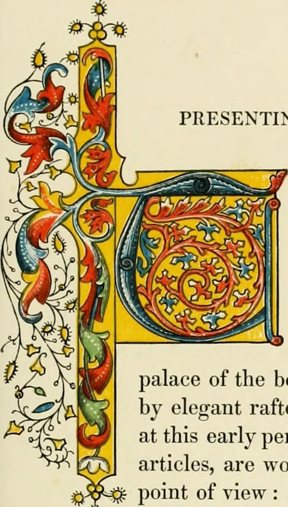 An illustration from Dresses and decorations of the Middle Ages, 1843, leaf 39