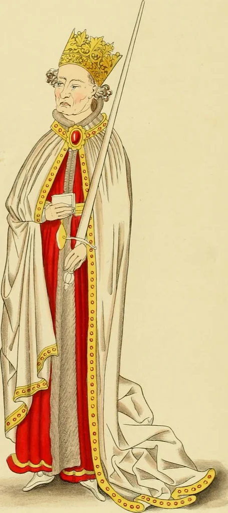 An illustration from Dresses and decorations of the Middle Ages, 1843, leaf 54