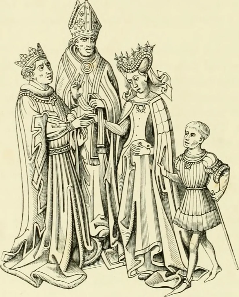 An illustration from Dresses and decorations of the Middle Ages, 1843, leaf 86