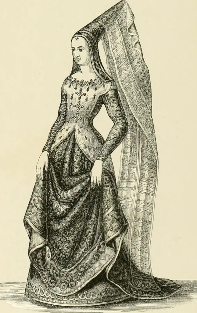 An illustration from Dresses and decorations of the Middle Ages, 1843, leaf 91