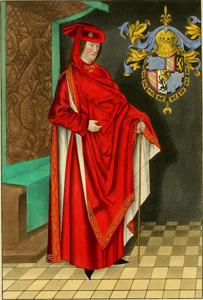 An illustration from Dresses and decorations of the Middle Ages, 1843, leaf 94