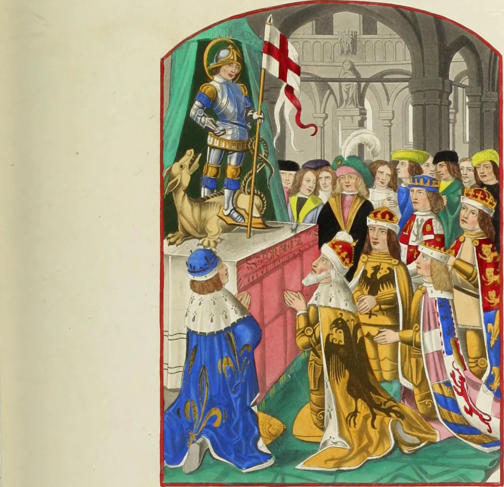 An illustration from Dresses and decorations of the Middle Ages, 1843, leaf 124