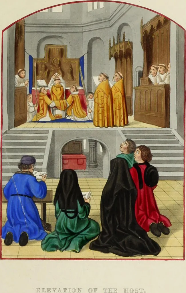 An illustration from Dresses and decorations of the Middle Ages, 1843, leaf 128